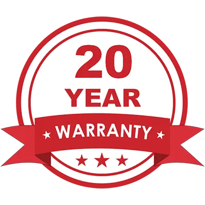 20 Year Warranty