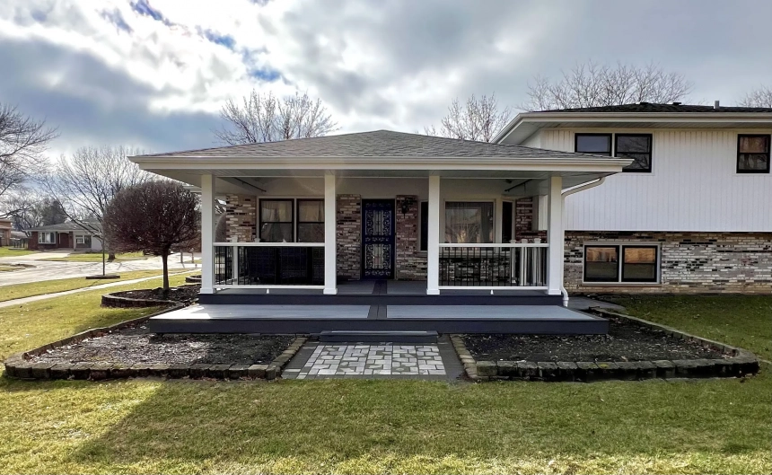 adding portico to front of house cost, attaching a deck to a brick house, brick portico, traditional portico designs