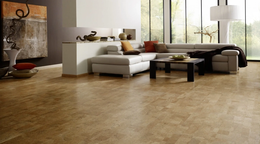 sustainable living design, sustainable home design, home design trends 2023, cork flooring