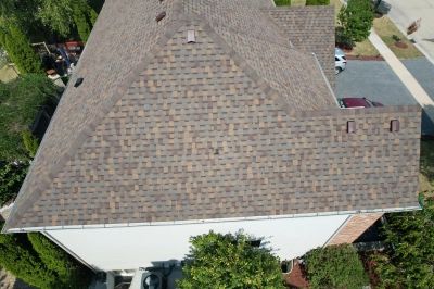 Precision installation ensures this roofing insurance claim project provides long-term protection.